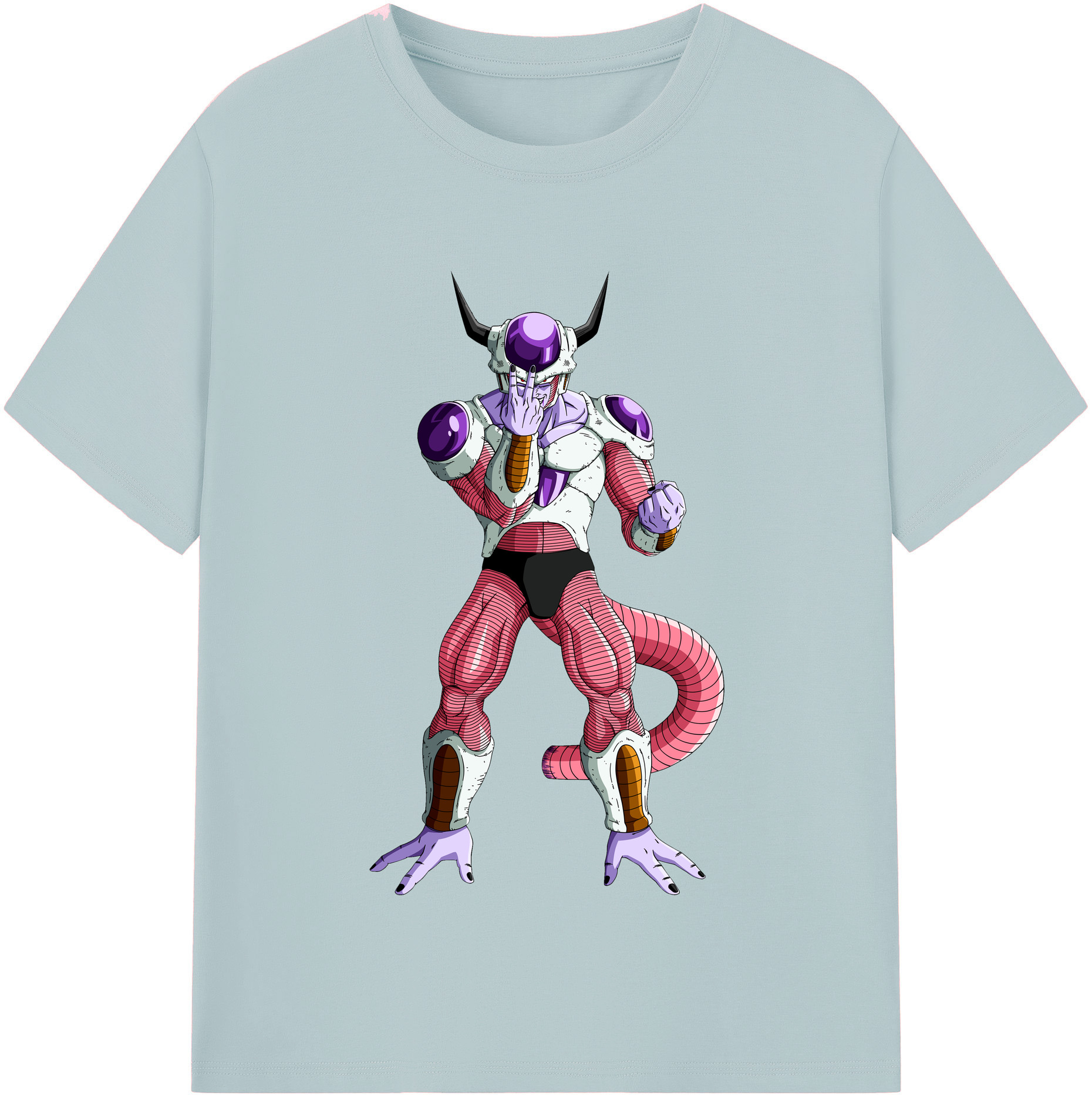 （画像用） ドラゴンボール フリーザ DRAGON BALL Frieza 綿100％半袖Tシャツ（フロントプリント）